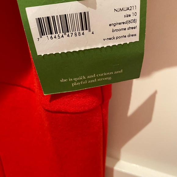 Kate Spade Burnt Orange/Red Dress - Picture 4 of 4
